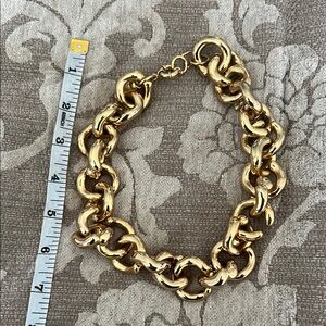 J. Crew Gold Chain Link Bracelet
